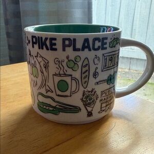 Starbucks Pike Place Mug - Green and White